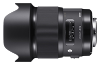 DXOMark Review: Sigma 20mm f/1.4 high score